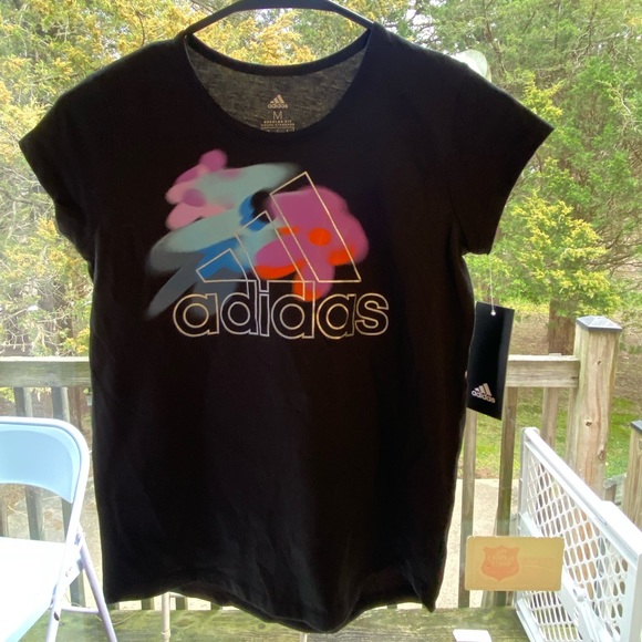ADIDAS BLACK TEE - Picture 5 of 9